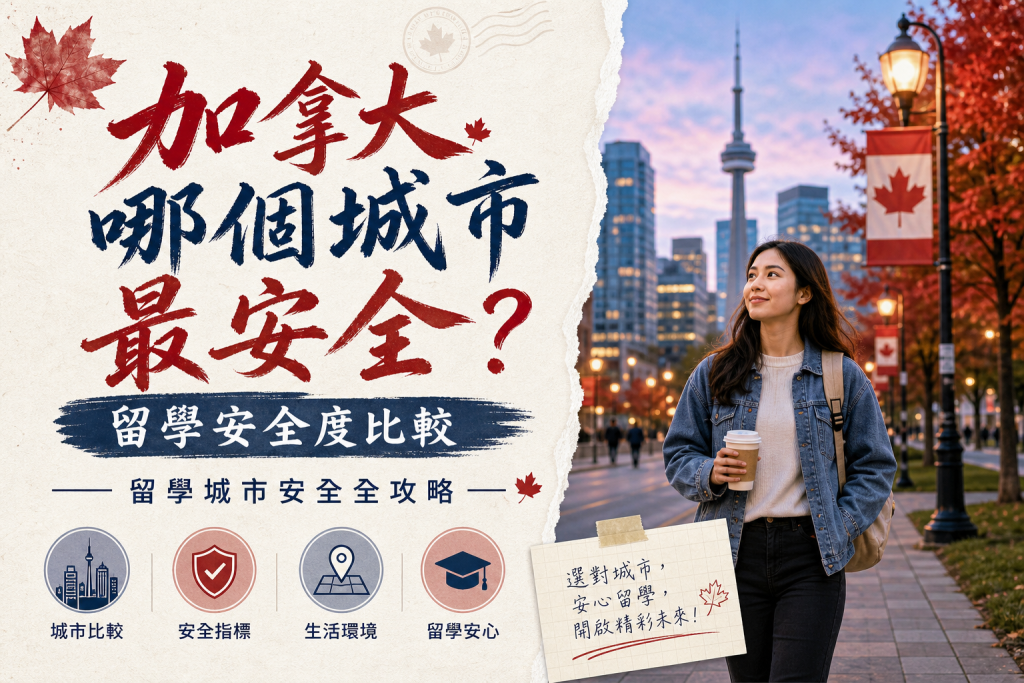 加拿大哪個城市最安全？留學安全度比較