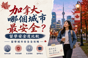 加拿大哪個城市最安全？留學安全度比較
