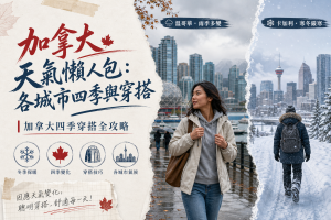 加拿大天氣懶人包：各城市四季與穿搭