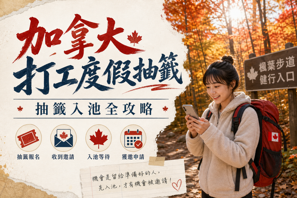 加拿大打工度假抽籤
