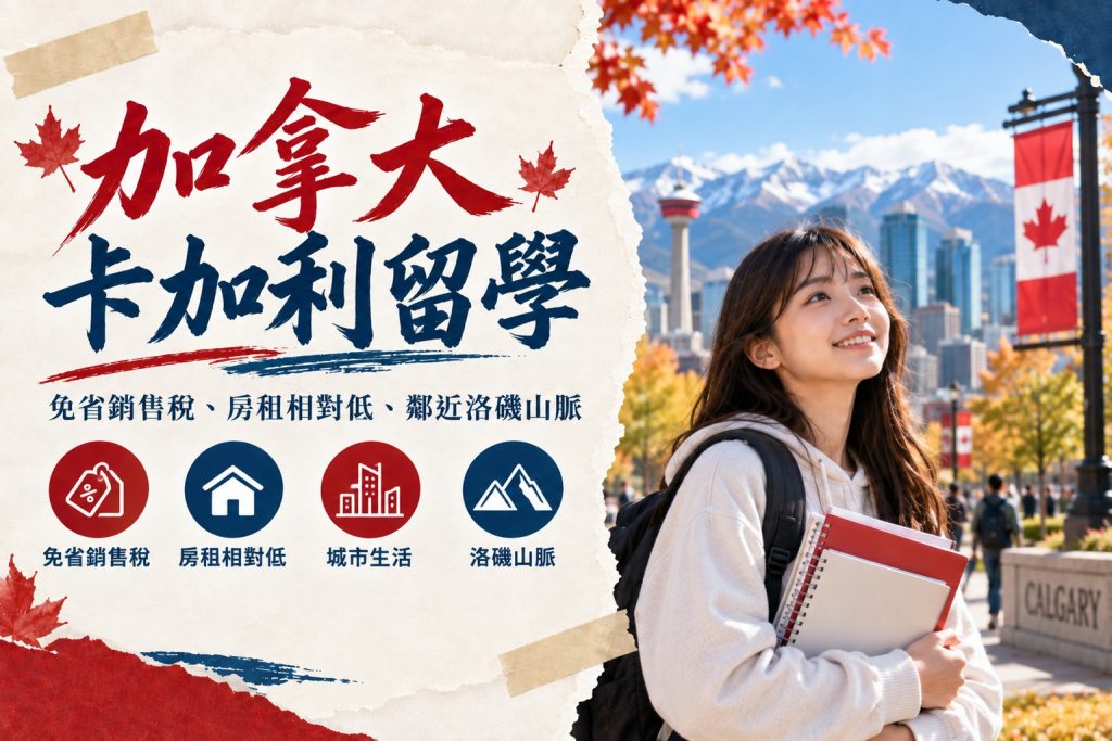 卡加利留學：免省銷售稅、房租相對低、鄰近洛磯山脈