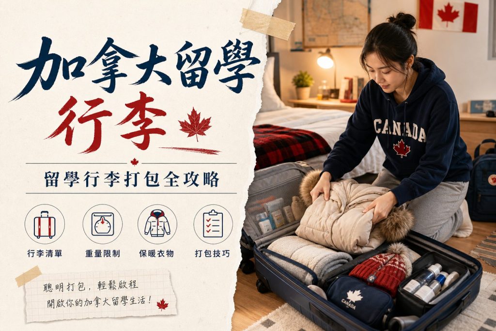 加拿大留學 行李