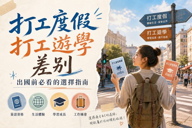 打工度假和打工遊學差在哪